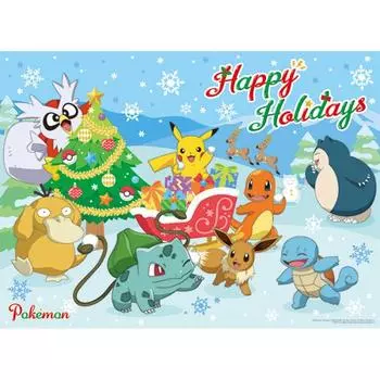 Пазл из 500 деталей - Pokemon Happy Holidays, популярная корейская головоломка