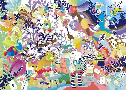 500 Piece Jigsaw Puzzle Puzzle Master Horaguchikayo Into Wonderland Aim! (38x53cm)