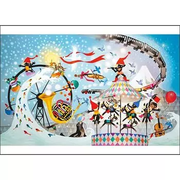 500 piece jigsaw puzzle Seiji Fujishiro Dream (38x53cm)