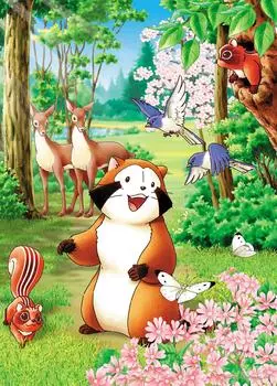 500 Piece Jigsaw Puzzle World Masterpiece Theater Rascal the Raccoon Rascal Hello! (38x53cm)