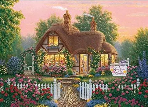 Пазл из 500 деталей, окутанный ароматом роз (38х53см)