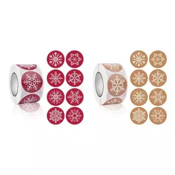 500 рождественских наклеек Рождественские этикетки Наклейки для запечатывания подарков Самоклеящиеся наклейки для подарочной упаковки Рождественские принадлежности