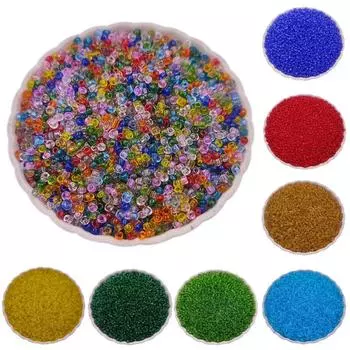 500 шт./2 мм транспраментные круглые мини-бусины свободные бусины для ювелирных изделий своими руками королевский синий