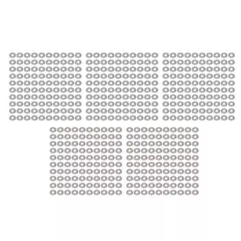 500 шт. 4x10x1 мм плоские шайбы из нержавеющей стали для защиты от потери винтов M3