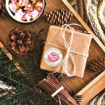 500 шт. благодарственные наклейки, этикетки для подарочных конвертов, скрапбукинг A1