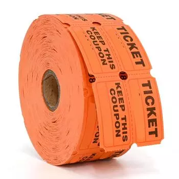 500 шт. Цветной отрывной купон на вход, ваучер, купон для розыгрыша призов One Size