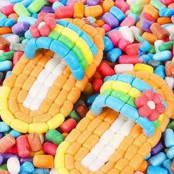 500 шт., детские игрушки из крахмала, волшебная кукуруза, пластилин, детская игрушка в подарок