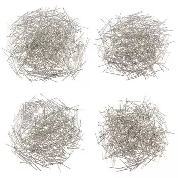 500 шт. иглы с плоской головкой, шпильки с блестками, ювелирные изделия для бисероплетения, шитья 20mm