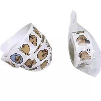 500 шт. милые мультяшные наклейки капибара наклейки украшения сделай сам телефон ноутбук чемодан ноутбук холодильник детские наклейки