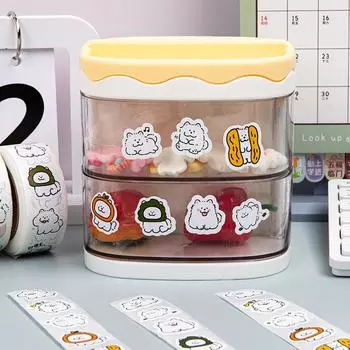 500 шт. милые мультяшные наклейки с изображением собак, водонепроницаемые наклейки для скрапбукинга, багажа, ноутбука, наклейки для детей, девочек, игрушки, подарки