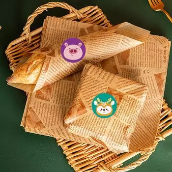 500 шт. мультяшные круглые наклейки для упаковки рисовых шариков, наклейки для сумок с водорослями нори, инструменты для форм для приготовления суши, аксессуары для бэнто