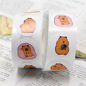 500 шт. мультяшные милые наклейки капибара наклейки украшения сделай сам телефон ноутбук чемодан ноутбук холодильник дети наклейки one size