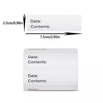 500 шт. Наклейки для надписей, Классификационные наклейки для продуктов, Самоклеящаяся бумага, Наклейки для дома, офиса, подарков