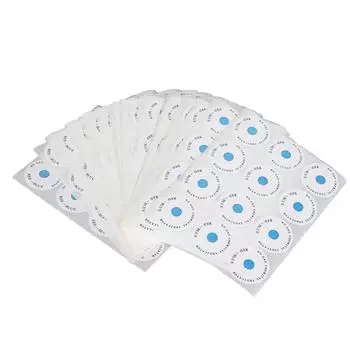 500 шт., наклейки-индикаторы EO, химические индикаторные карты, медная пластина, наклейка, измененный цвет, эпоксидная смола, этан