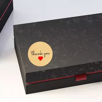 500 шт. Наклейки с благодарностью, конверты, запечатанные бирки для малого бизнеса на день рождения Style A