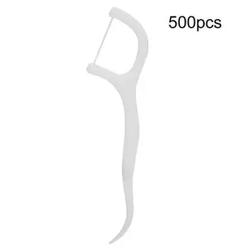 500 шт одноразовая зубная нить для удаления пятен с зубов, инструмент для ухода за полостью рта
