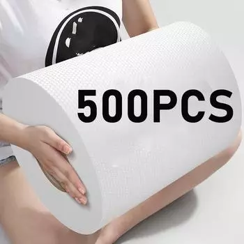 500 шт. оптовая продажа нетканых тряпок для дома, кухни, кастрюли, мытья посуды, двухсторонние тряпки для посуды, салфетки для уборки, полотенце, тряпка для скребка