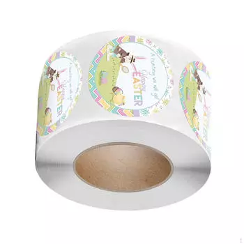 500 шт. пасхальных наклеек 1,5 подарочные бирки для скрапбукинга бумажных поделок выпечки