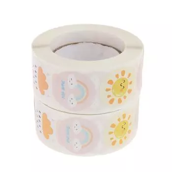 500 шт. погодные наклейки-спасибо этикетки самодельные скрапбукинг украшения