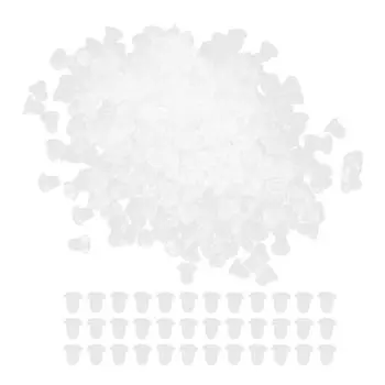 500 шт. прозрачные силиконовые серьги, серьги на спине, сменный аксессуар для беруш