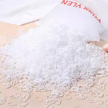 500 шт. Разноцветные эластичные резинки для волос для девочки, резинка-скранчи, резинка для хвостика, детские аксессуары для волос, резинки для детских волос 500pcs