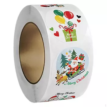 500 шт. рождественские наклейки рулон конверты запечатывания круглые декоративные этикетки подарочные запечатывания для Style A