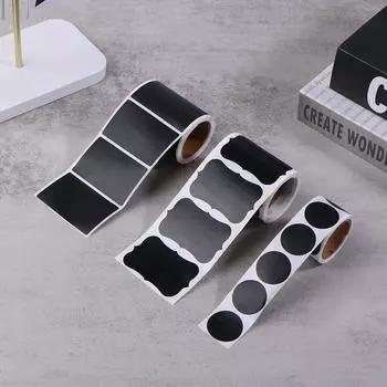 500 шт./рулон 3 стиля съемные наклейки для школьной доски водонепроницаемые этикетки для школьной доски 1,37*2,16 дюйма для дома и кухни B