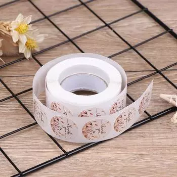 500 шт./рулон благодарственных наклеек для запечатывания этикеток запечатывающих наклеек декоративных наклеек