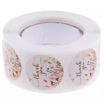 500 шт./рулон благодарственных наклеек для запечатывания этикеток запечатывающих наклеек декоративных наклеек 500Pcs
