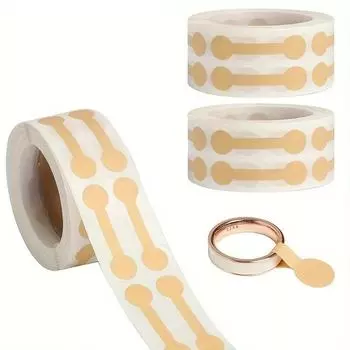 500 шт./рулон крафт-бумаги ценники для ювелирных изделий наклейки DlY бирки гантели дизайны для колец, ожерелий, сережек и браслетов