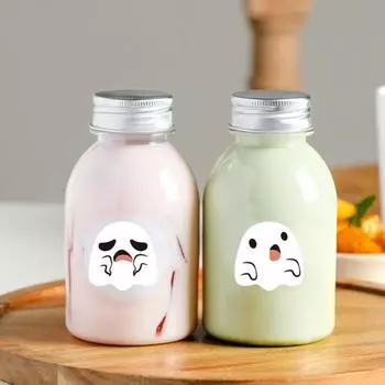 500 шт./рулон, наклейка на Хэллоуин, наклейка со скелетом тыквы, наклейка с рисунком, праздничная сумка для конфет, уплотнительные этикетки для праздничных украшений A