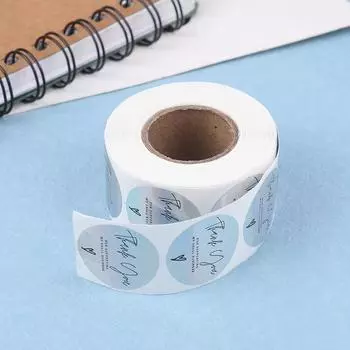 500 шт./рулон радужных лазерных благодарственных наклеек для малого бизнеса, самоклеящиеся этикетки для бутиков, упаковочные принадлежности