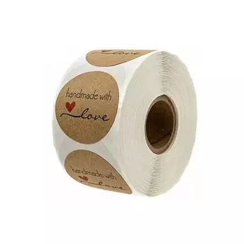 500 шт./рулон ручная работа DIY свадьба праздник самовыпечка наклейка этикетка конверт этикетка бумага подарочные бирки