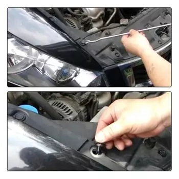 500 шт. универсальные зажимы для бампера смешанного автомобиля, фиксатор, заклепка, дверная панель, подкрылок для крыла without Car Removal Tool