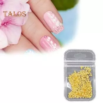 500 шт./упак. металлические наклейки для ногтей, заклепки, металлические шпильки для маникюра «сделай сам», без капель, блестки для женщин 3