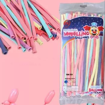 500 шт. утолщенные длинные полоски воздушных шаров из латекса в форме детских украшений на день рождения и свадьбу 10inch