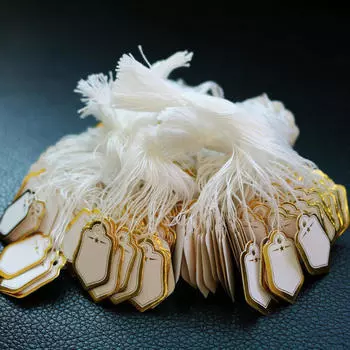 500 шт., ювелирные часы, товары для одежды, брендовые этикетки, бирки с ценами, нанизанная маркировка