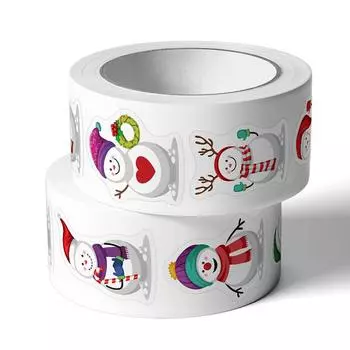 500 шт. веселых рождественских наклеек, рождественская тема, этикетки-наклейки для подарков своими руками, выпечка, упаковка, конверт, канцелярские принадлежности, декор