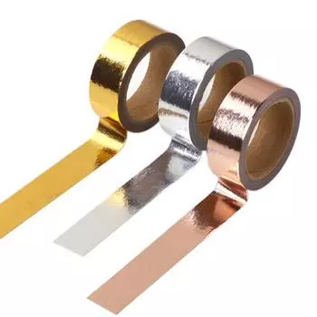 500 см однотонная бумага, маскировочные наклейки васи, лента, сделай сам, скрапбукинг, дневник, декор золотистый