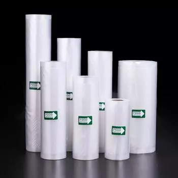 500 см/рулоны вакуумные пакеты для пищевых продуктов вакуумный упаковщик многоразовые пакеты для заморозки продуктов свежее мясо фрукты овощи мешок для хранения можно мыть в посудомоечной машине 15*500cm