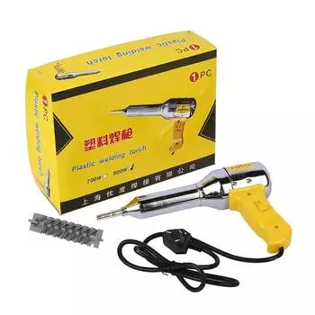 500 Вт 220 В-240 В пластиковый сварочный пистолет горячего воздуха, инструмент, пластиковая сварочная горелка, устойчивый к высоким температурам материал жёлтый