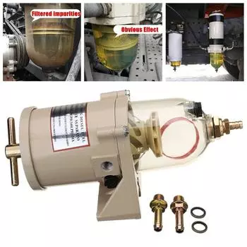 500FG 500FH Топливный фильтр Масловодоотделитель Морские лодки Грузовики Двигатель 90GPH Сепаратор топливной воды