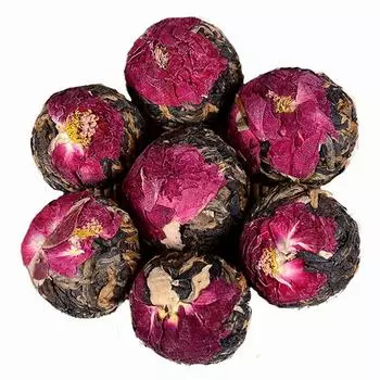 500г Чай Юньнань Лунчжу Дянь Хун с розой Красная гортензия Фэнцин Дянь Хун Лунчжу