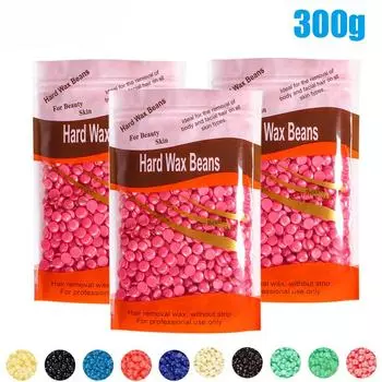 500g Hard Wax Beans Solid Hair Remover No Strip Depilatory Hot Film Wax Bead Hair Removal for Full Body Bikini Face Leg