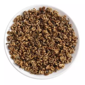 500г Юньнаньский черный чай Фэнцин Дянь Хун Цзинь Луо (нет. 2) ранний весенний чай