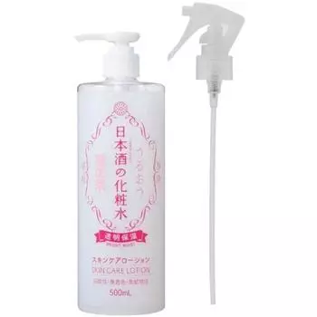 500 мл тоник Kiku Masamune Nihonshu прозрачный увлажняющий MUJI спрей головка бонус, 1 шт.