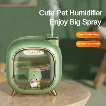 500ML Mini Aromatherapy Humidifier Portable Car Air Humidifier Essential Oil Diffuser USB Air Humidifier for Car Home Travel