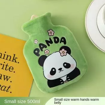 500ml Plush Cover Cartoon Panda Hand Warmer High Quality Hot Water Bag 2