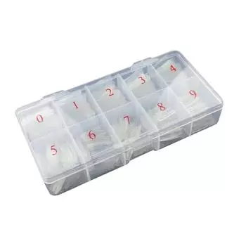 500pcs Artificial s French False Half Tips Acrylic UV Gel Clear