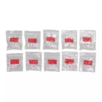 500pcs Fake Nails Full Cover Natural Transparent Color False Nail Tips for DIY Nail Art